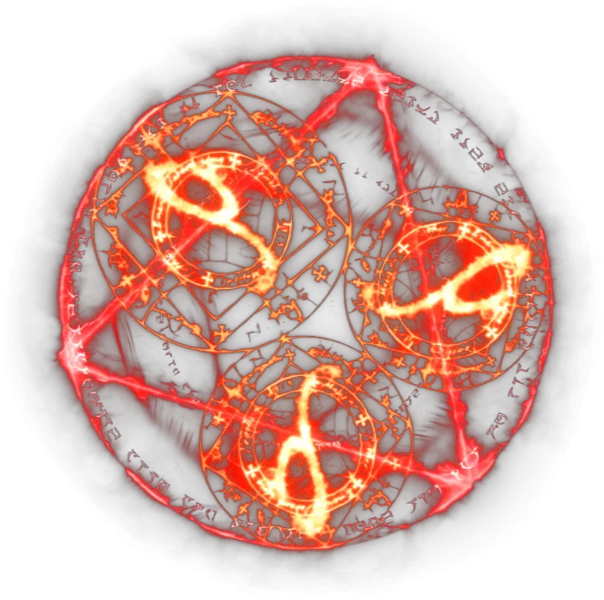 Magic Circle Fire Red Magic Circle Png Transparent Magic Circle Transparent