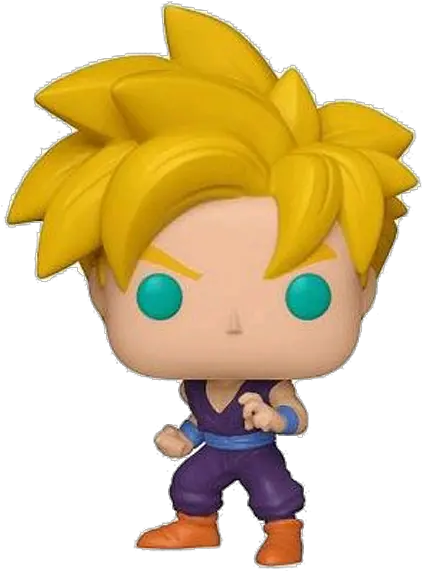Dragon Ball Z Super Saiyan Gohan Youth Us Exclusive Pop Vinyl Figure Funko Pop Gohan Ssj Png Dragon Ball Z Png