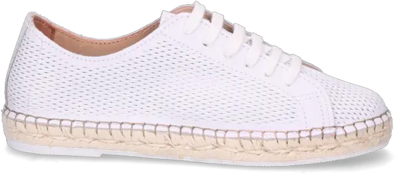 Lace Up Espadrile Cutted Smooth Leather Off White Plimsoll Png White Lace Png