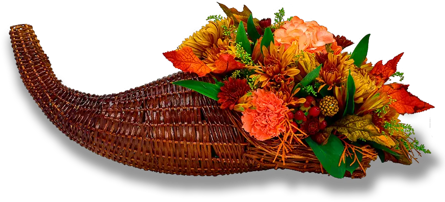 Floral Cornucopia Png Image Bouquet Cornucopia Png