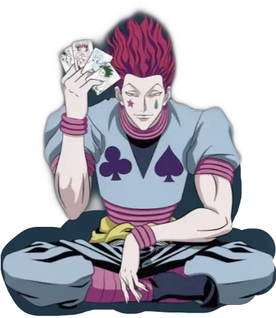 Hisoka Hisokahunter Sticker Sitting Png Hisoka Transparent