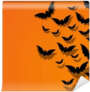 Wall Mural Happy Halloween Ghost Bat Icon Background Pixersus Gay Halloween Background Png Bat Wing Icon