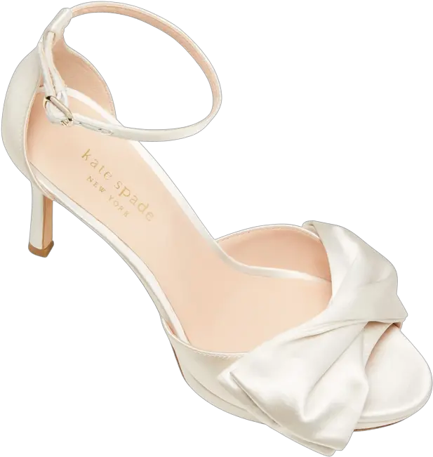 Kate Spade New York Womenu0027s Bridal Satin Evening Dress Heels Open Toe Png Kate Spade Icon