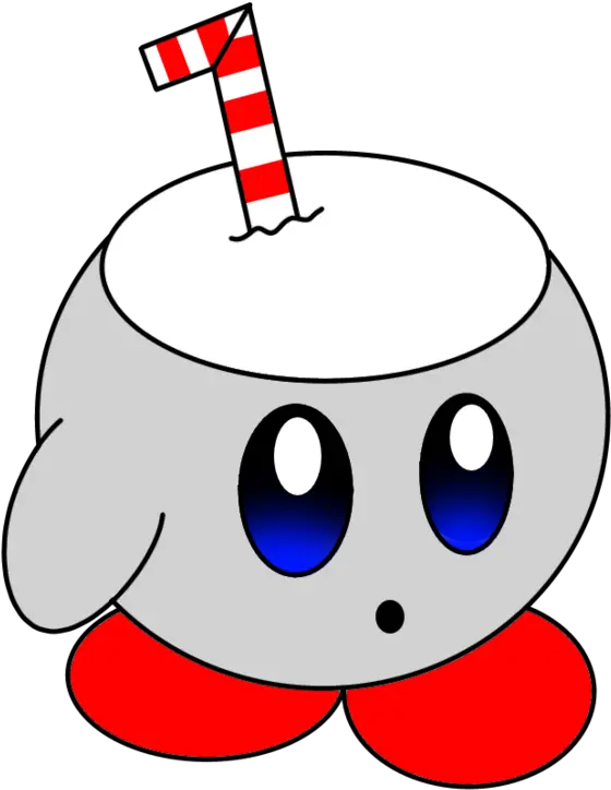 If Kirby Ate Cuphead Fer El Wey K Dibuja Illustrations Art Dot Png Kirby Icon