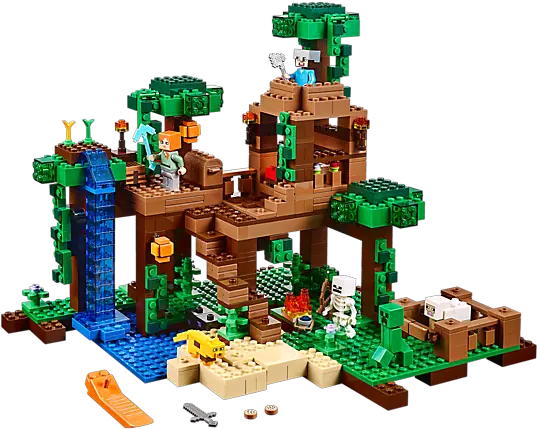 Lego The Jungle Tree House 21125 Minecraft Lego Tree House Png Jungle Tree Png