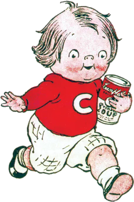 Campbells Tomato Soup In 2020 Campbell Kewpie Dolls Boy Campbell Soup Kids Png Campbell Soup Logo