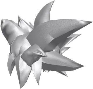 Ultra Instinct Goku Hair Origami Png Goku Hair Transparent