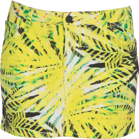 Mini Skirt Yellow Design Clothing Image Transparent Background Yellow Skirt Png Summer Transparent Background