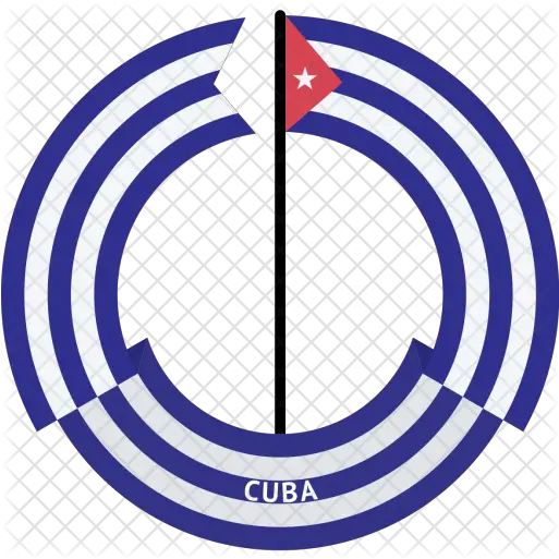 Cuba Flag Icon Op Art Kolay Çizim Png Cuban Flag Png