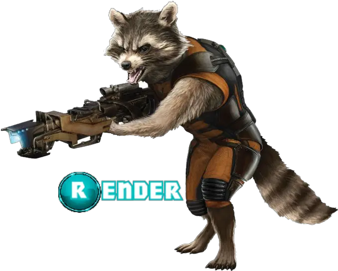 Rocket Raccoon Gotg Psd Official Psds Rocket Raccoon Png Raccoon Transparent