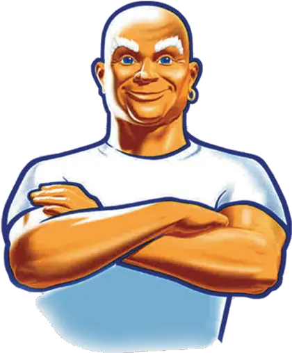 Mr Clean Transparent Male Bald Cartoon Characters Png Mr Clean Png