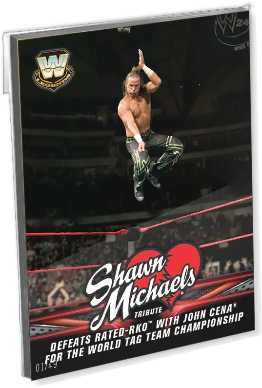 2018 Topps Wwe Heritage Oversized Complete Shawn Michaels Tribute Part 3 Set U0027d To 49 Shawn Michaels Png Shawn Michaels Png