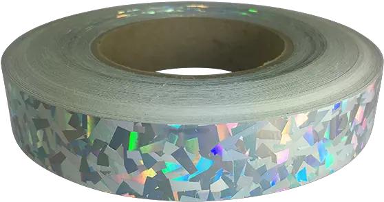 Decorative Holographic Tape Silver Crystal Confetti Circle Png Silver Confetti Png