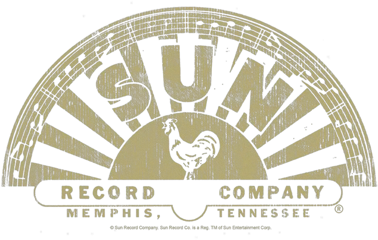 Sun Records Tattered Logo Mens Long Rooster Png Sun Records Logo