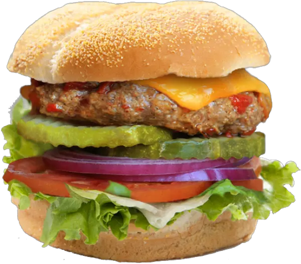 Gourmet Burger Close Up Transparent Png Grilled Chicken Sandwich Burger Png