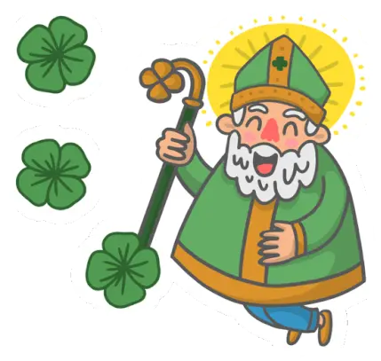 St Patricks Day Maewyn Succat Sticker St Patricks Day St Day Gif Png Saint Patrick Icon