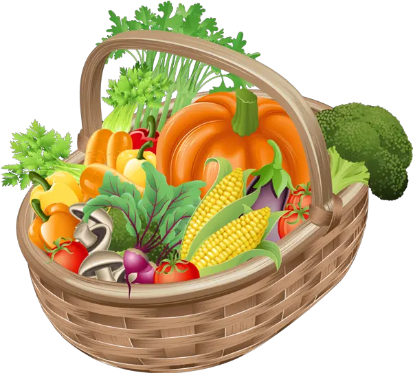 Vegetables Png Clipart Vegetables In The Basket Clipart Vegetable Png