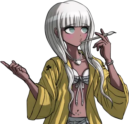 Https68mediatumblrcomf953fc92807dc45ef26901f9c27a043d Danganronpa Angie Sprites Png Sad Anime Girl Png