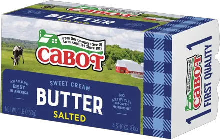 Salted Butter Cabot Creamery Cabot Creamery Png Butter Transparent