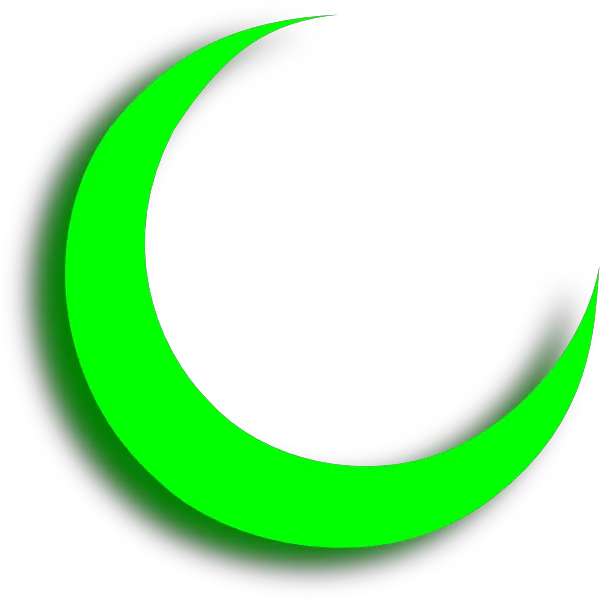 Download Transparent Moon Clip Art Free Green Cresent Clip Green Crescent Moon Png Moon Clipart Transparent Background