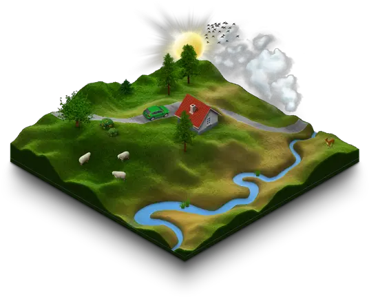 But You Can Also Easily Load Your Own Icons Into The 3d Terrain Map Icon Png Share Icon Psd