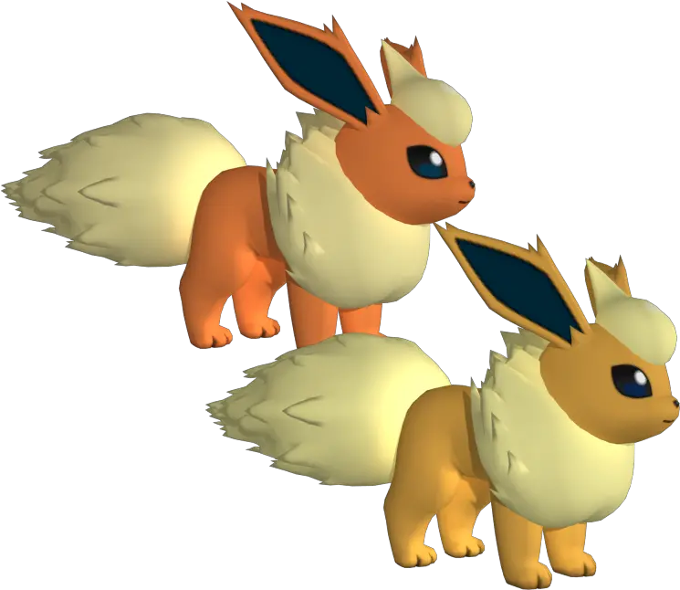 136 Flareon Pokemon Flareon 3d Model Png Flareon Png