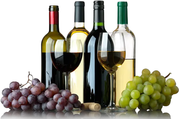 Download Wine And Grapes Whitey Liquors Wine And Grapes Red And White Wine Grapes Png Wine Bottle Png