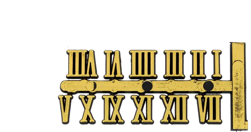 Number Sets Roman Numerals Of I Xii Calligraphy Png Roman Numerals Png