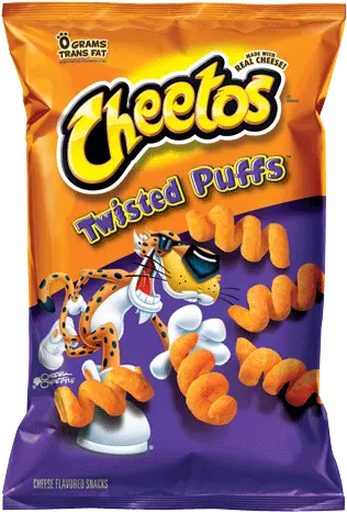 Cheetos Puffs Twisted Cheese Flavored Snacks Hot Cheetos Png Cheeto Transparent