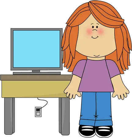 Download Hd Computer Clipart For Kid Png Classroom My Cute Graphics Computer Computer Clipart Png