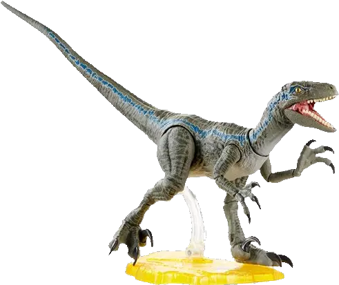 Jurassic World Amber Collection Velociraptor Blue Amber Collection Velociraptor Blue Png Velociraptor Png