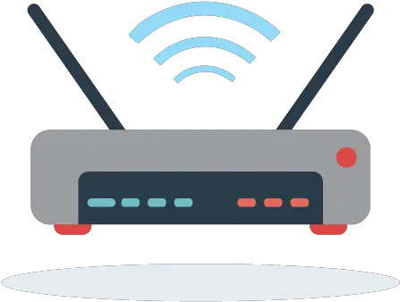 Lan Wan U0026 Cloud Cstem Wireless Router Png Router Icon Flat Vector