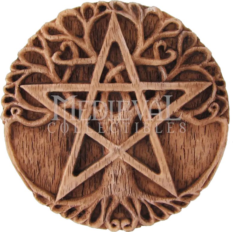 Small Tree Pentacle Plaque Png Transparent