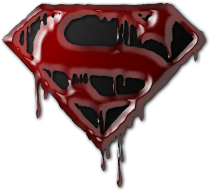 Superman Prime Superboy S Scar Superman Logo Con Sangre Png Superman Logog