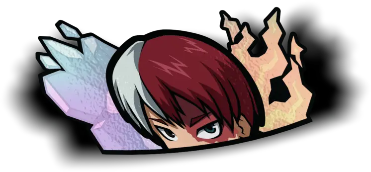 Todoroki Shoto Png 5 Image Todoroki Peeker Sticker Todoroki Png