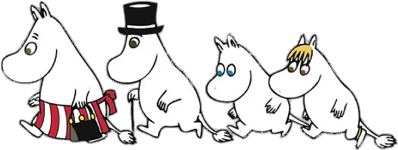 Download Free Png Moomin Moomins Png Family Walking Png