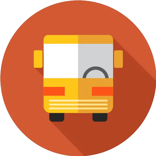 School Bus Vector Svg Icon 51 Png Repo Free Png Icons Circle Bus Icon Png School Flat Icon