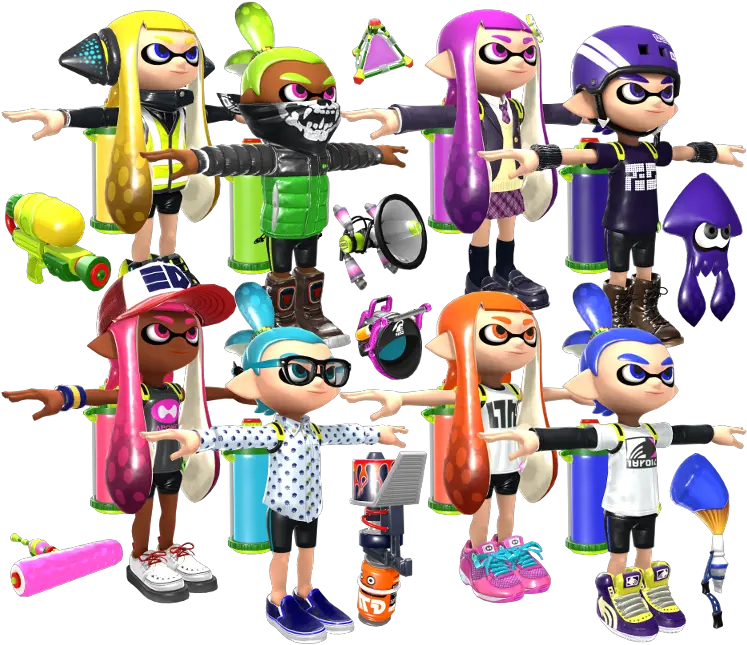 Nintendo Switch Super Smash Bros Inkling Png Inkling Png