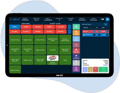 Customized Point Of Sale System For Retail Stores Ovvi Horizontal Png Pos Terminal Icon