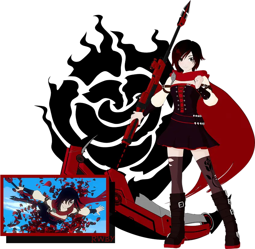 Ruby Rose Ruby Cross Tag Battle Png Rwby Png