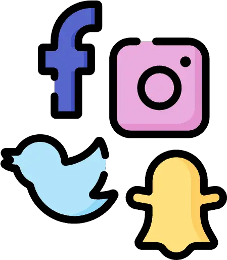 The Utlimate Service Provider For Digital Marketing Seleccionar La Red Social Png Social Media Icon Stickers