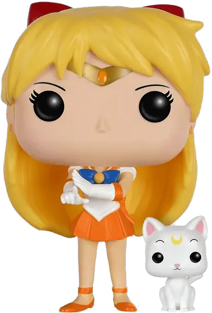 Funko Pop Vinyl Sailor Moon Sailor Venus With Artemis Colthat Uk Sailor Venus Funko Pop Png Sailor Venus Png