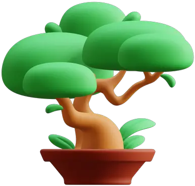 Bonsai Tree Icon Download In Flat Style Fungus Png Tree Icon Vector Free