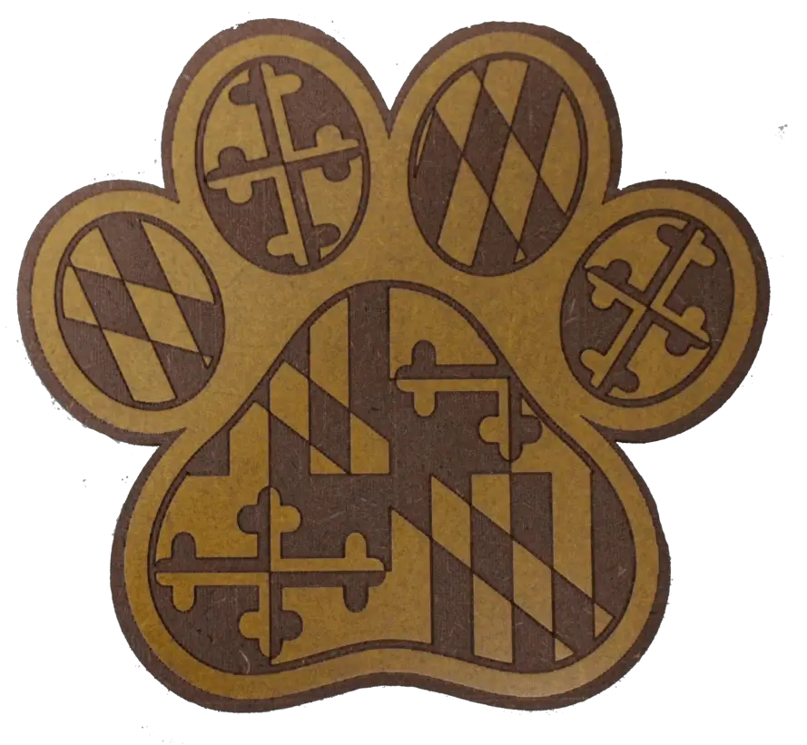 Natty Boh Logo Maryland Mustache Wooden Emblem Png Paw Print Logo