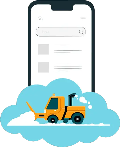 Uber For Snow Removal Demand Plowing Service Dedicated Mobile Phone Png Uber Time Icon