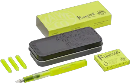 New Kaweco Ice Sport Glow Marker Yellow Kaweco Neon Png Yellow Glow Png