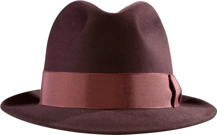 Optimo Hats The Dillinger In Oxblood Fedora Png Gangster Hat Png
