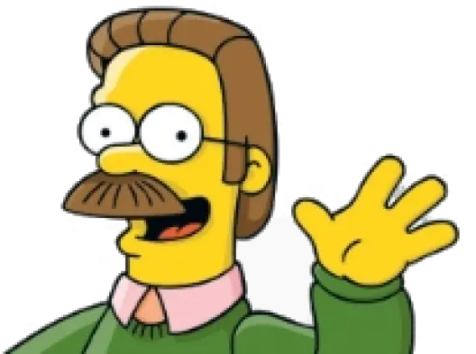 Loses Voice Of Ned Flanders Mr Burns Ned Flanders Png Ned Flanders Png
