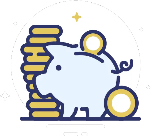 Finance Icicle Piggy Bank Icon Png