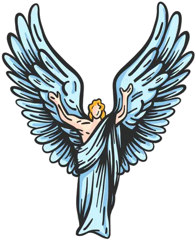 Angel Wing Posture Flat Transparent Png U0026 Svg Vector Angel Angel Wings Icon